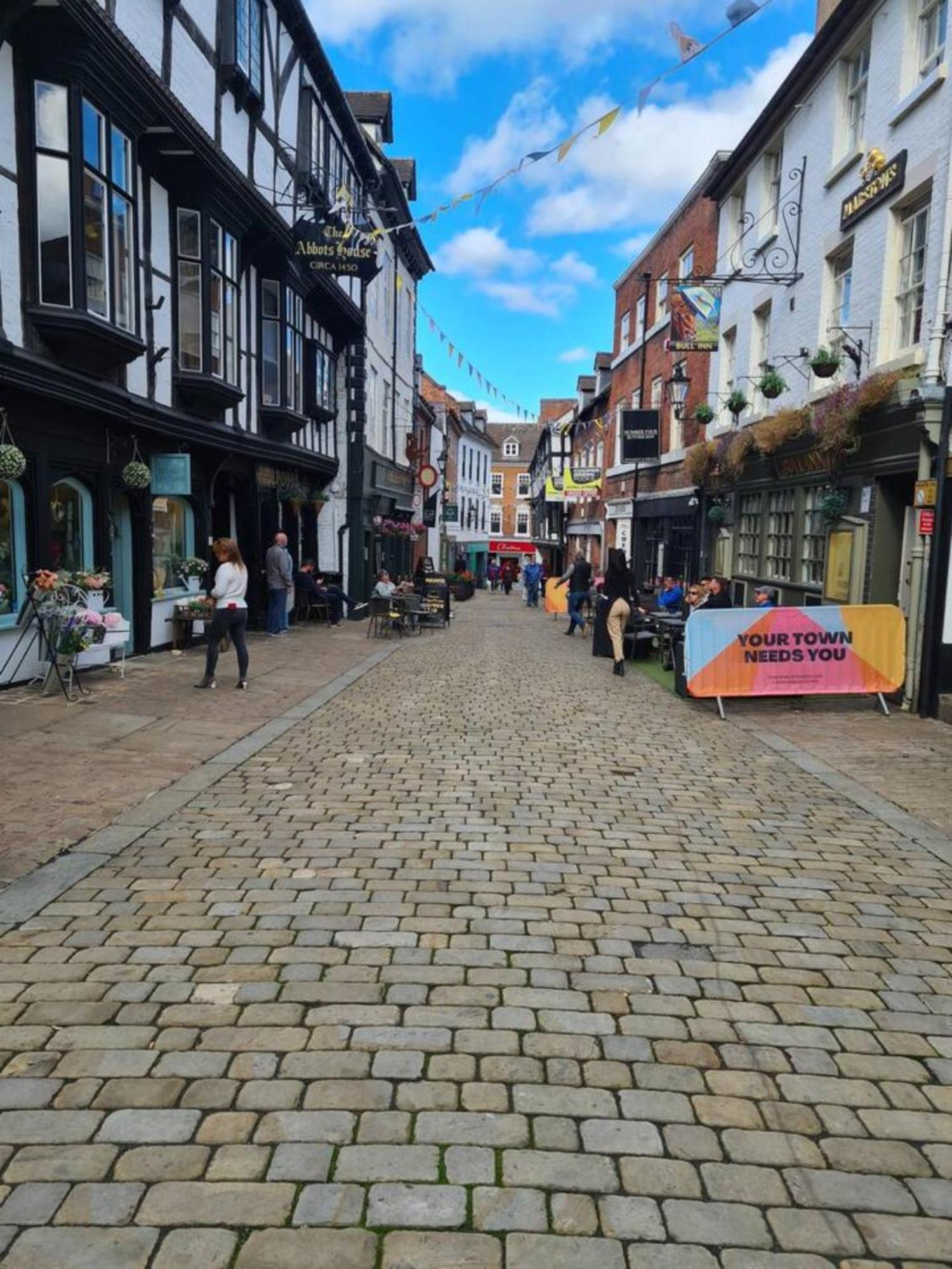 Cosy Corner - Town Centre Flat With Free Nearby Parking Appartement Shrewsbury Buitenkant foto